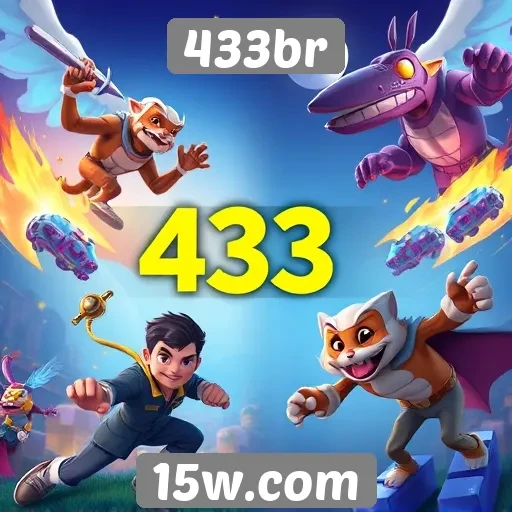 Principais jogos em destaque na plataforma 433br